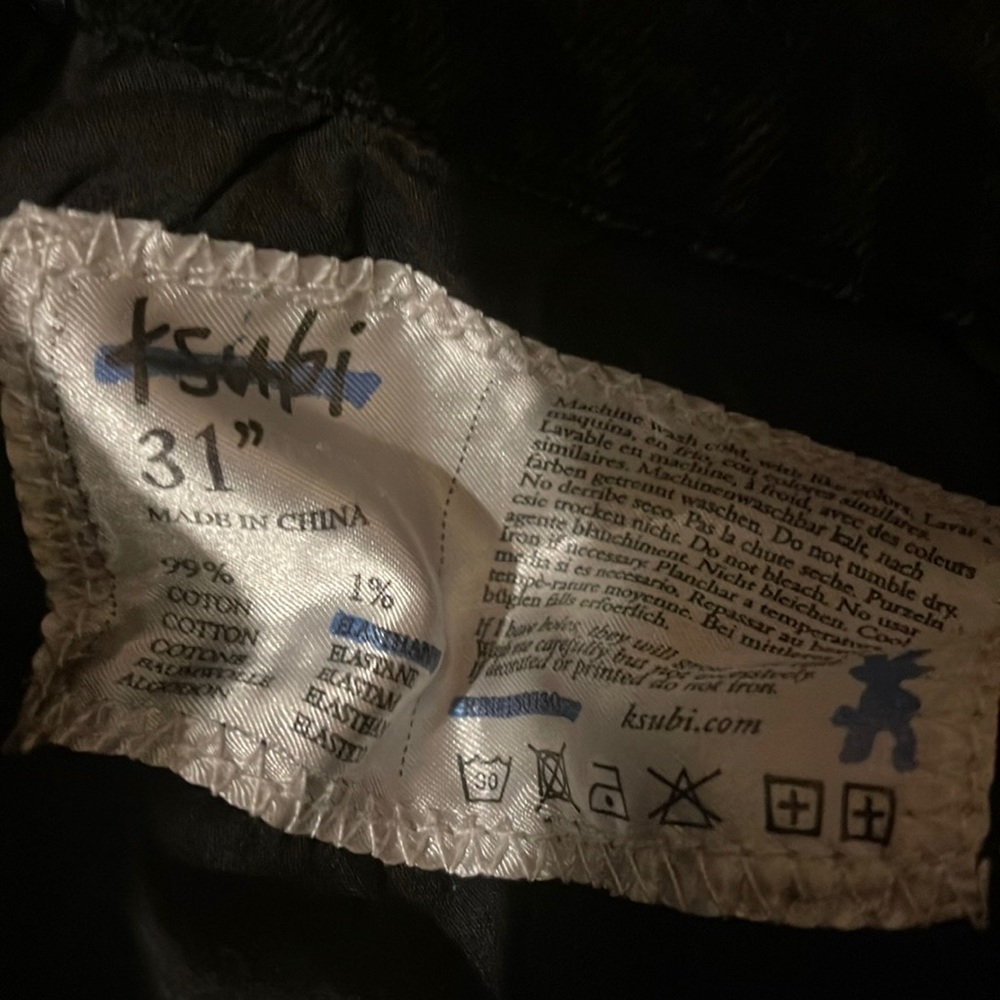 Ksubi jeans sz 31 worn once